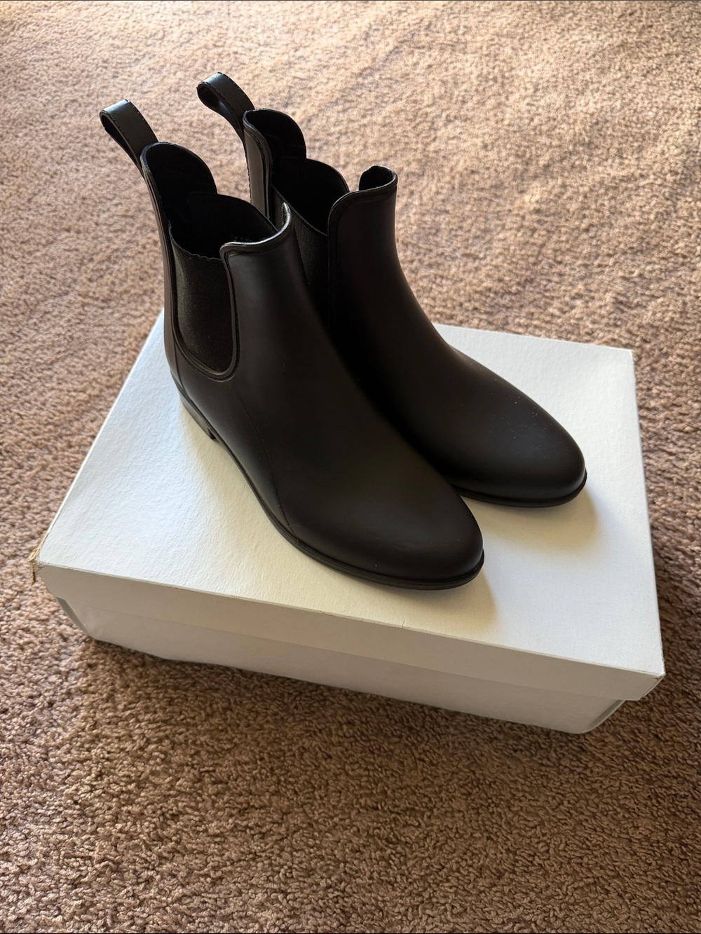 Merona Black Women's Chelsea Rain Boots